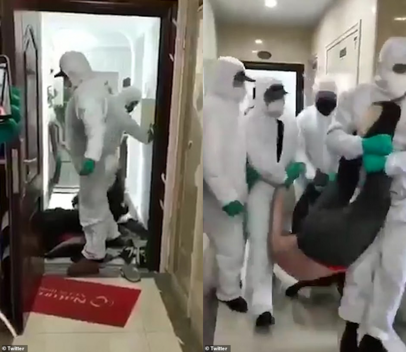 Kínában a koronavírus miatt erőszakkal hurcolják el az embereket otthonaikból – videó